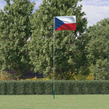 Cseh alumínium zászló és rúd 5,5 m