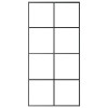 Esg üveg-alumínium tolóajtó fémszerelvény-szettel 102,5x205 cm