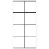 Esg üveg-alumínium tolóajtó fémszerelvény-szettel 102,5x205 cm