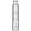 Íves horganyzott vas gabion kosár 300 x 50 x 200/220 cm