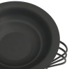 Acél tűztál piszkavassal 49 cm