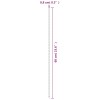 30 db zöld acél kerti növénykaró 60 cm