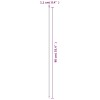 30 db zöld acél kerti növénykaró 90 cm