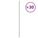 30 db zöld acél kerti növénykaró 115 cm 30 db zöld acél kerti növénykaró 115 cm