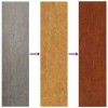 2 db rozsda színű corten acél fali növénytartó 46 x 10 x 40 cm