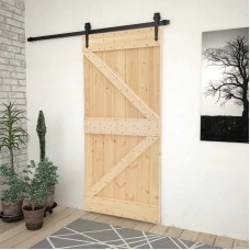 Ajtó narvik természetes 80 x 210 cm szilárd fenyőfa