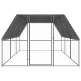 Kültéri horganyzott acél tyúkól 3x6x2 m Kültéri horganyzott acél tyúkól 3x6x2 m