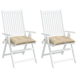 2 db bézs oxford szövet raklappárna 50 x 50 x 7 cm