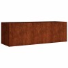 Corten acél kerti magaságyás 120 x 40 x 40 cm