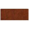 Corten acél kerti magaságyás 200x40x80 cm
