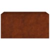 Corten acél növénytartó 80 x 40 x 40 cm