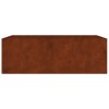 Corten acél kerti magaságyás 120x80x40 cm