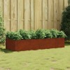 Corten acél kerti magaságyás 200x80x40 cm