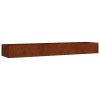 Corten acél kerti magaságyás 360x80x40 cm