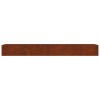 Corten acél kerti magaságyás 360x80x40 cm