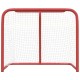Piros és fehér poliészter hokikapu 183 x 71 x 122 cm