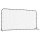 Fekete hdpe foci-visszapattanó háló 366 x 90 x 183 cm Fekete hdpe foci-visszapattanó háló 366 x 90 x 183 cm