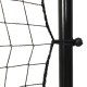 Fekete hdpe foci-visszapattanó háló 366 x 90 x 183 cm Fekete hdpe foci-visszapattanó háló 366 x 90 x 183 cm