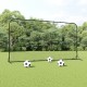 Fekete hdpe foci-visszapattanó háló 366 x 90 x 183 cm Fekete hdpe foci-visszapattanó háló 366 x 90 x 183 cm
