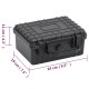 Fekete pp hordozható repülős tok 24 x 19 x 11 cm Fekete pp hordozható repülős tok 24 x 19 x 11 cm