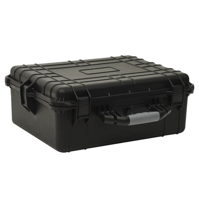 Fekete pp hordozható repülős tok 55 x 43 x 21 cm
