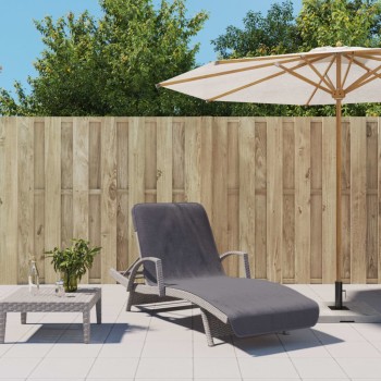 2 db antracitszürke 400 gsm szövet strandtörölköző 75 x 200 cm