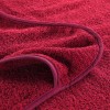 2 db burgundi vörös 400 gsm szövet strandtörölköző 60 x 135 cm