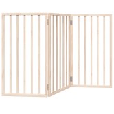Összecsukható kutyakapu 3 panelből, 150 cm, nyárfa Összecsukható kutyakapu 3 panelből, 150 cm, nyárfa
