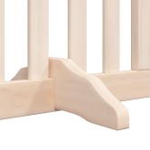 Nyárfa kutyakapu összecsukható ajtóval, 4 panellel, 320 cm Nyárfa kutyakapu összecsukható ajtóval, 4 panellel, 320 cm