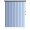 Roletta kék és fehér 200 x 250 cm szövet és alumínium
