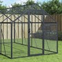Antracit alumínium madárház 1,79 x 6 x 1,85 m