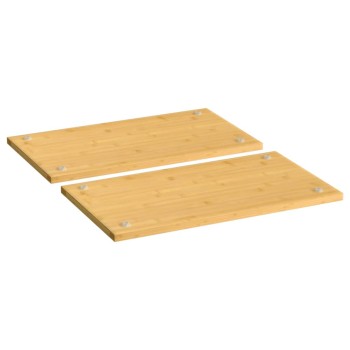 2 db bambusz tűzhely fedő 50 x 28 x 1,5 cm