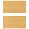 2 db bambusz tűzhely fedő 50 x 28 x 1,5 cm