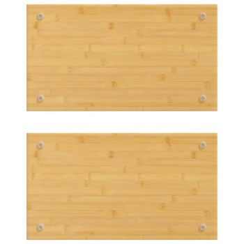 2 db bambusz tűzhely fedő 50 x 28 x 1,5 cm