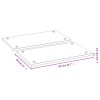 2 db bambusz tűzhely fedő 50 x 28 x 1,5 cm