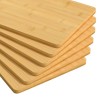 6 db bambusz reggelizőtálca 22 x 14 x 0,8 cm