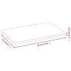 6 db bambusz reggelizőtálca 35 x 23 x 0,8 cm