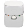 Szürke-fehér hdpe hordozható kemping wc 22+12 l
