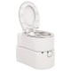 Fehér beépített hdpe és acél kemping wc 24+17 l