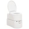 Fehér beépített hdpe és zománc kemping wc 24+17 l