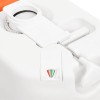 Fehér beépített hdpe és pp wc 24+17 l