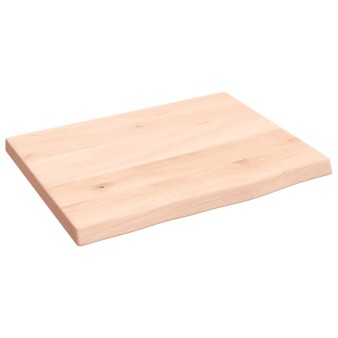 Kezeletlen tömör fa fürdőszobai pult 40x30x2 cm