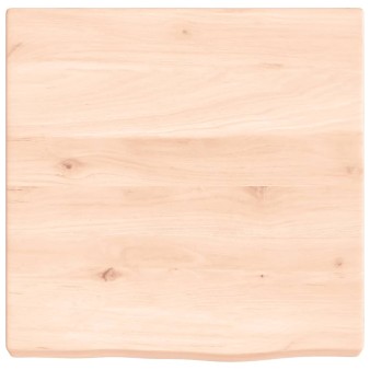 Kezeletlen tömör fa fürdőszobai pult 40x40x(2-4) cm