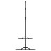 2 db fekete acél háttérállvány 305 x 243 cm