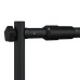 2 db fekete acél háttérállvány 305 x 243 cm