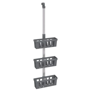 Alumínium zuhanyakasztó polc 30 x 15 x (67-105) cm