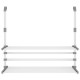 Alumínium erkély ruhaszárító 89 x 25 x (60-95) cm