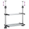 Alumínium konyhapolc 50 x 25 x (50-70) cm