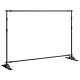Fekete acél háttérállvány 305x243 cm Fekete acél háttérállvány 305x243 cm