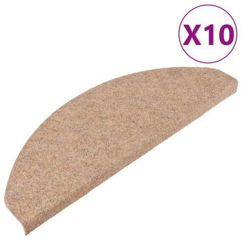 10 db bézs öntapadó lépcsőszőnyeg 65 x 22,5 x 3,5 cm